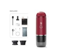 TEMU 7800mAh Batteria Ricaricabile Macchina da Caffè Portatile 2-in-1 Compatibile con Caffè in e Capsule Nespresso Capacità 80ml per Viaggi e Outdoor