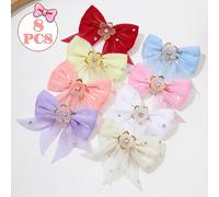 TEMU 8 pezzi di fermagli per capelli da donna con multicolore, paillettes delicate a forma di cuore con fiori, eleganti accessori per capelli lunghi, un regalo pensieroso per le migliori