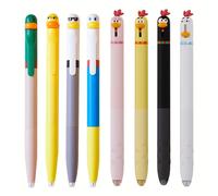 TEMU 8 Pezzi Penna Gel Anatra e Creativa, Penna a Pressione 0.5mm , Accessori Ufficio, Piccolo Regalo