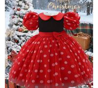 TEMU Abito a da una Natalizia, Illuminando l'Inverno con un Romanticismo , Abito per il Compleanno e Battesimo della , Abito per Ragazze