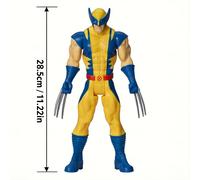 TEMU Action Figure Articolata Marvel da 12 pollici, Figura in Grande , Classica Uniforme Gialla e Blu, con Giunture Snodabili, Regalo per le Feste