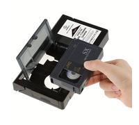 TEMU Adattatore Convertitore Cassette VHS-C Originale Retro . Utilizza questa cassetta di conversione per convertire le cassette VHS in cassette video VHS-C. Non batterie e non è per 8mm/MiniDV/Hi8