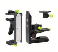 TEMU Adattatore per Laser Huepar con Staffa di Regolazione Finale, Base Magnetica Girevole Multifunzione e Clip Regolabile 360°