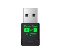 TEMU Adattatore WiFi 6 AX900 2-in-1 Ottimizzato per pz - Scheda di Rete Wireless Senza Driver con Bluetooth 5.4, Banda 2.4G/5GHz e Ricevitore/Trasmettitore USB ad Velocità