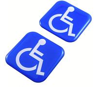 TEMU Adesivi Gel a Cupola per Auto e Moto - Emblemi per Caschi, 2 Pezzi