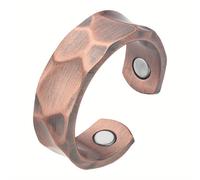 TEMU Anelli in Rame Classici per , Design Magnetico, Regalo per e Papà, Due Magneti, Taglia Regolabile, Adatti a e Pollici, Gioielleria in Rame, Ideali per Compleanni