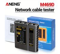 TEMU ANENG M469D Testatore Cavo RJ45 per Rete e Linea , Accensione/Spegnimento, Strumento di Riparazione Reti Elettrico per Cavi RJ45 RJ11 RJ12 UTP LAN Senza Batteria