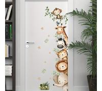 TEMU Animali della foresta in , tra cui , , giraffe e zebre, adatti come adesivi murali per decorare le stanze da letto e i salotti come sfondo