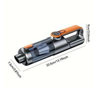 TEMU Aspirapolvere portatile senza per auto, ricaricabile USB, aspirapolvere multifunzionale per auto con illuminazione a LED, aspirapolvere per auto, casa, e di animali domestici.