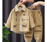 TEMU BABICOLOR Completo 3 Pezzi per Bambino - Giacca a Maniche Lunghe e Pantaloni Largo, Abbigliamento Casual / per Foto, e Abbigliamento Casual, per 3 Pezzi, per l'Esterno