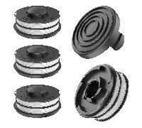 TEMU Bobina per Gardenline GLR GLT e Einhell GC-ET 4530 Set, Bobina Filo 3405685, Copertura Bobina TLE-02-1 (4 Bobine di Ricambio + 1 Copertura Bobina)