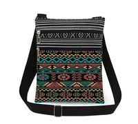 TEMU Borsa a Boho-Chic con Stampa - per Viaggi Casual, in Poliestere Resistente, per
