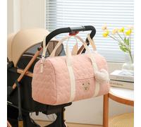 TEMU Borsa da donna ricamata, a capacità elevata, , per viaggi , Boston Mommy, a tracolla