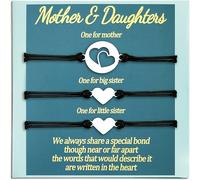 TEMU Braccialetti per Madri e Figlie, come pure che si abbinano, per entrambe da indossare. Fanno ottimi regali per compleanni, Festa della e Ringraziamento. Ideali per famiglie di due persone.