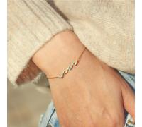 TEMU Braccialetto Elegante Boho Chic Blu con Zirconia - i & da Regalare