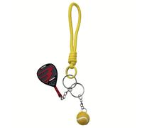 TEMU BullPadel Racchetta da Padel con Palla e , Portachiavi Racchetta da Tennis BullPadel, Materiale in Silicone + di , Pendente Stile Sportivo, Pendente per in Proporzionale