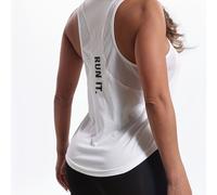 TEMU Canotta da donna con stampa di lettere, in mesh, e versatile, adatta per , fitness ed esercizi