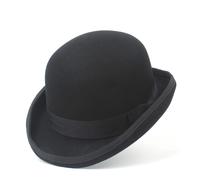 TEMU Cappello Fedora da in Lana al 100% con Tesa a Rullo e Inglese, 3 Taglie