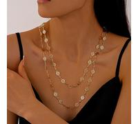 TEMU Catena per in rame retrò/stratificazione con più metodi di utilizzo, ed elegante. Regalo di Capodanno per San Valentino, Festa della e Capodanno