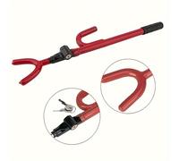 TEMU Ceeaoo Volante Regolabile per Veicoli, Dispositivo di Antifurto Estensibile per Auto con Ganci , per Veicoli Resistente al Taglio e Antifurto per Viaggi e Esterna