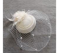 TEMU Cilindro da sposa con , accessorio per Cheongsam, cappellino piccolo da donna in , copricapo per e abito da sera