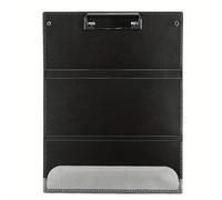 TEMU Clipboard Pieghevole Portatile, Clip Nere, Accessori per Ufficio per Medici e Studenti di Infermieristica