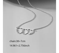 TEMU Collana personalizzata con di famiglia e , idea regalo perfetta per della per la tua moglie