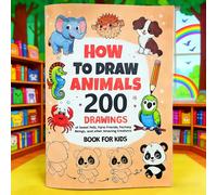 TEMU Come Disegnare: Una Guida con 200+ - Un Manuale per Disegnare , Istruzioni Divertenti per