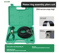 TEMU Compressore Anello Pistone Universale Tipo Addizioni, Strumento Specializzato per l'Installazione di Anelli Pistone per Motori Diesel