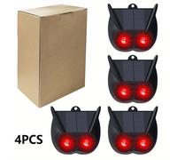 TEMU Confezione da 4 dispositivi solari repellenti per animali, deterrente per , luce per il controllo dei parassiti agricoli, ricarica solare repellente per , lupi e orsi