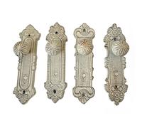 TEMU Confezione da 4 Ganci Decorativi in Ghisa Stile Shabby Chic - Country, Ideali per Appendere Cappotti, Chiavi, Asciugamani e Borse