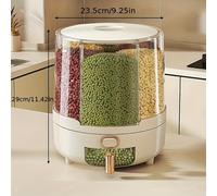 TEMU Contenitore per con scomparti, contenitore per , a di insetti, a di umidità, , grande barattolo per alimentare