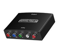TEMU Convertitore da YPBPR a HDTV 1080P e da HDTV a RGB YPbPr con Adattatore Audio R/L per Convertire Video Componente per DVD, PSP, 360, PS2, Nintendo su Monitor e Proiettore HDTV