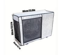 TEMU Copertura per condizionatore d'aria esterno, copertura per pompa di riscaldamento, copertura per unità di condizionamento esterno, isolamento termico, riduzione del rumore e della