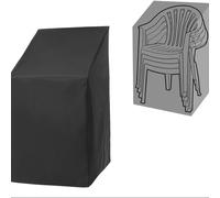 TEMU Copertura Singola per Mobili da Patio, Coperture per Sedie da Esterno, Copertura Resistente per a Esterni, Protezione per Sedie Impilabili con Cordino Regolabile (Solo Copertura)