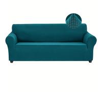 TEMU Copridivano Elasticizzato Jacquard - con Chiusura a Elastico, Lavabile in Lavatrice, Tessuto in Pile Polare Elasticizzato, Protezione per Mobili per Poltrone e Divani a 4