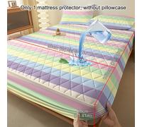 TEMU Coprimaterasso impermeabile, traspirante, e confortevole, facile e moderno, con motivo a quadri diagonali , per la camera da letto come copriletto stampato, coprimaterasso
