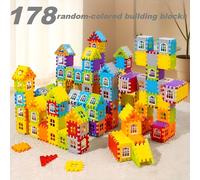 TEMU Creazioni da Costruzione Adatte per la Casa - Assemblaggio Fai-da-Te Multicolore con Piastre Base a Tema Mappa, per &, Regalo per Natale, Feste, per e (Multicolore)