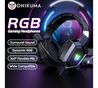 TEMU Cuffie da gaming cablate ONIKUMA K8 con microfono per pz,