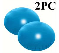 TEMU Cuscini Gonfiabili per Coperture Invernali Piscina, Misura 4 X 4 Piedi Rotondi, Progettati per Piscine Fuori Terra, per Invernare la Tua Area Piscina Esterna