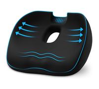 TEMU Cuscino a innovativo per emorroidi e sciatiche, foro e taglio coccygeo, cuscino per seduta a forma di per coccige, sciatica, post