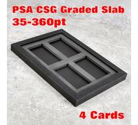TEMU Custodia da esposizione a cornice porta carte PSA da 4 per slab certificate sportive da appendere a parete per giochi TCG PTCG 35-360pt