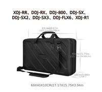 TEMU Custodia digitale adatta per controller , 400 SR2, SX, 800, 1000, DDJ-1000SRT, FLX6, GRV6 e XDJ-RR, attrezzatura DJ -one