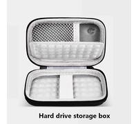 TEMU Custodia Portatile per Hard Disk Esterno SSD - 2 Unità, Compatibile con Modelli da 1TB/2TB/250GB/500GB, Supporto USB 3.2 Gen 2, Materiale EVA Resistente per Conservazione Hard Disk