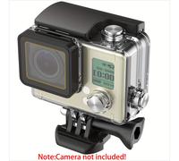 TEMU Custodia subacquea 45m/147ft per GoPro Hero 4 3 3+, alloggiamento protettivo da immersione qualità per fotocamera d' per riprese subacquee e fotografia subacquea