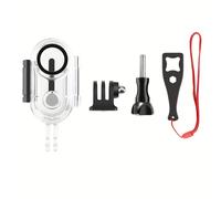 TEMU Custodia Subacquea PULUZ 40m per 3 con Adattatore Base e Viti ()