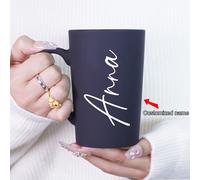 TEMU da caffè in ceramica personalizzata da 12Oz, borraccia termica, personalizzabile con - anche una borraccia e una da tè personalizzate, perfetta come regalo unico per compleanni, San, famiglia e
