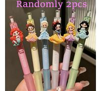 TEMU Da Disney, confezione casuale penne a gel delle sei principesse Disney, morbide e , adatte per il a scuola e l'uso , nonché per i viaggi. molto apprezzate dalle donne.