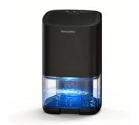 TEMU Deumidificatore per casa da , deumidificatore piccolo per camera da letto da 2500 piedi cubi, luci LED a 7 colori, ultra silenzioso per bagno, seminterrato, ripostiglio, garage