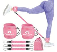 TEMU di resistenza per caviglie con polsini, ideali per , progettate per esercizi per i glutei, attrezzature fitness per per migliorare i glutei - Ottimo per sessioni di palestra a casa